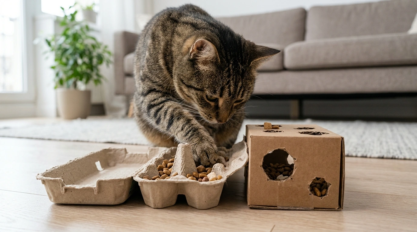Easy DIY Cat Enrichment: 6 Simple Indoor Games